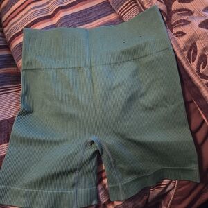 Cotton On Body Ribbed Green Bike Shorts